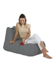 Atelier Del Sofa Zahradní sedací vak Trendy Comfort Bed Pouf - Fume, Kouřová