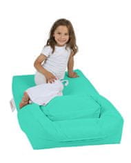 Atelier Del Sofa Zahradní sedací vak Kids Single Seat Pouffe - Turquoise, Tyrkysová