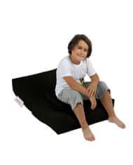 Atelier Del Sofa Zahradní sedací vak Kids Single Seat Pouffe - Black, Černá