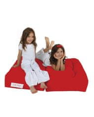 Atelier Del Sofa Zahradní sedací vak Kids Double Seat Pouf - Red, Červená