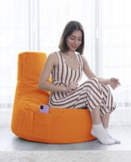 Atelier Del Sofa Zahradní sedací vak EVA Sport - Orange, Oranžová