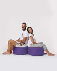 Atelier Del Sofa Zahradní taburet Round Pouf - Purple, Purpurová