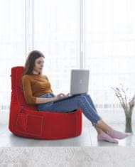 Atelier Del Sofa Zahradní sedací vak EVA Sport - Red, Červená