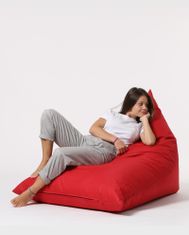 Atelier Del Sofa Zahradní sedací vak Pyramid Big Bed Pouf - Red, Červená