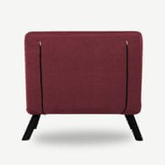 Atelier Del Sofa 1-místná pohovka Sando Single - Maroon, Kaštanová