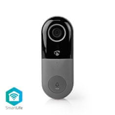 Nedis SmartLife chytrý domovní zvonek s kamerou, microSD, HD 720p (WIFICDP10GY)