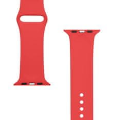 Tactical  498 Silikonový Řemínek pro Apple Watch 1/2/3/4/5/6/7/8/SE 42/44/45mm Red