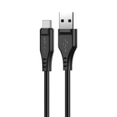 shumee Telefonní kabel USB - USB-C 3A 1,2m černý