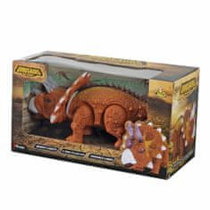 Rappa Dinosaurus chodící se zvukem a světlem - Triceratops