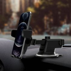 Tech-protect Univerzální držák do auta na palubní desku / čelní sklo Tech-Protect černý