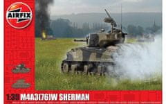 Airfix M4A3(76)W Sherman, Classic Kit A1365, 1/35