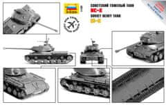 Zvezda sovětský těžký tank IS-2, Snap Kit 5011, 1/72