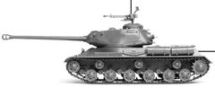 Zvezda sovětský těžký tank IS-2, Snap Kit 5011, 1/72