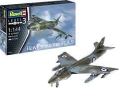 Revell Hawker Hunter FGA.9, ModelSet letadlo 63833, 1/144