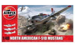 Airfix North American F-51D Mustang, Classic Kit letadlo A05136, 1/48