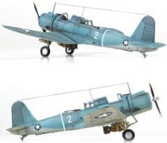 Academy Vought SB2U-3 Vindicator, Bitva u Midway, Model Kit 12324, 1/48