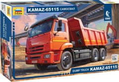 Zvezda Kamaz 65115 sklápěčka, Model Kit auta 3650, 1/35