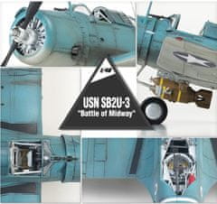 Academy Vought SB2U-3 Vindicator, Bitva u Midway, Model Kit 12324, 1/48