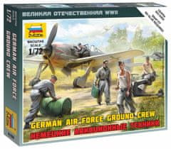 Zvezda figurky německý pozemní personál letectva, Wargames (WWII) 6188, 1/72