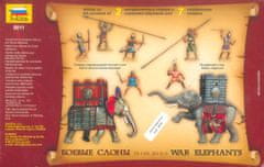 Zvezda figurky váleční sloni III-II B. C., Wargames (AoB) figurky 8011, 1/72