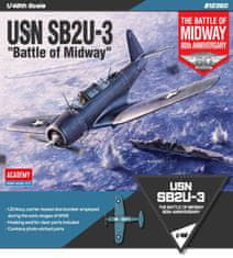 Academy Vought SB2U Vindicator, USN, "Battle of Midway", Model Kit letadlo 12350, 1/48