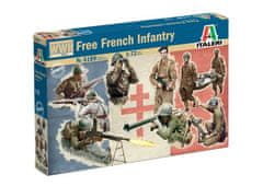 Italeri figurky vojáků svobodné francie, druhá světová válka, Model Kit 6189, 1/72