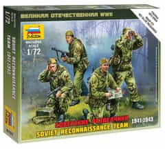 Zvezda figurky sovětský průzkumný tým, Wargames (WWII) 6137, 1/72