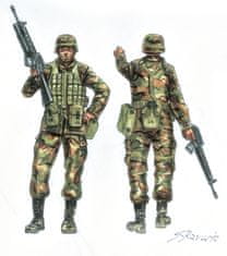 Italeri figurky americká pěchota, (1980s), Model Kit 6168, 1/72