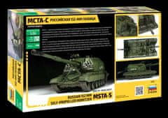 Zvezda MSTA-S ruská samohybná kanónová houfnice, Model Kit military 3630, 1/35