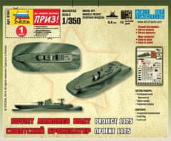 Zvezda sovětský obrněný říční člun Project 1125, Wargames (WWII) 6164, 1/72