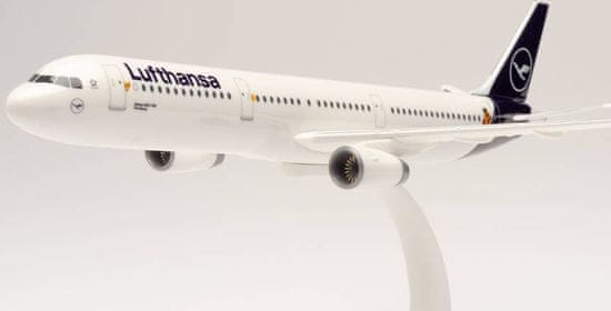 Herpa Airbus A321-131, společnost Lufthansa, "2018s" Colors "Die Maus", Named "Flensburg", Německo, 1/200