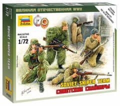 Zvezda figurky sovětští odstřelovači, Wargames (WWII) 6193, 1/72