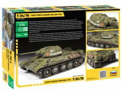 Zvezda T-34/76 mod.1942, Model Kit tank 3686, 1/35, SLEVA 25%