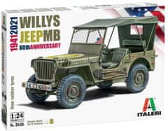 Italeri Willys Jeep MB, Model Kit auto 3635, 1/24