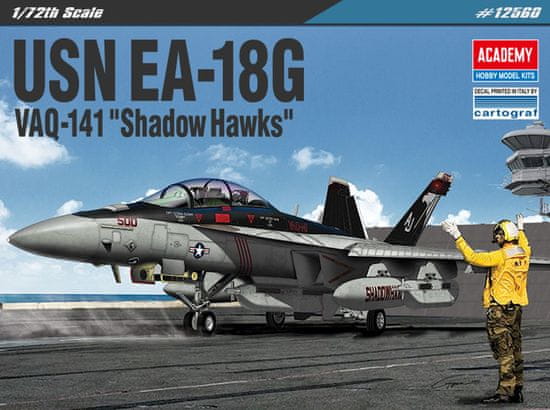 Academy Boeing EA-18G Growler, US NAVY, VAQ-141 "Shadowhawks", Model Kit 12560, 1/72