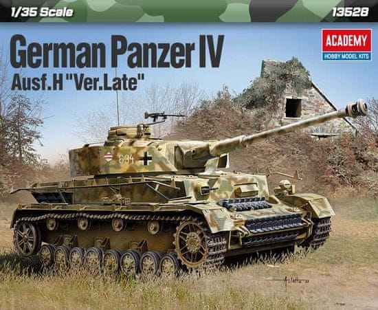 Academy Panzer IV Ausf.H "Ver.Late", Model Kit tank 13528, 1/35