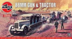 Airfix Sd.Kfz.7 a 88mm FlaK, Classic Kit VINTAGE A02303V, 1/76