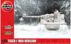 Airfix Pz.Kpfw.VI Tiger I, Mid Version, Classic Kit A1359, 1/35