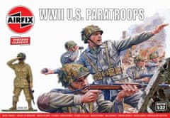 WWII U.S. Paratroops, Classic Kit VINTAGE figurky A02711V, 1/32