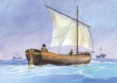 Zvezda středověký záchranný člun, Model Kit 9033, 1/72