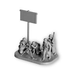 Zvezda figurky německý minomet 80 mm s obsluhou, zimní uniformy, Wargames (WWII) 6209, 1/72