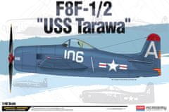 Academy Grumman F8F-1/2 Bearcat-1/2, USS Tarawa (LHA-1), Model Kit 12313, 1/48