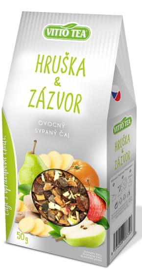 Vitto Tea Hruška a zázvor sypaný 50 g