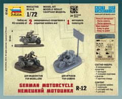 Zvezda motocykl BMW R12, Wargames (WWII) 6142, 1/72