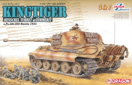 Dragon Pz.Kpfw.VI Ausf.B Tiger II - Königstiger, Model kit 6840, 1/35