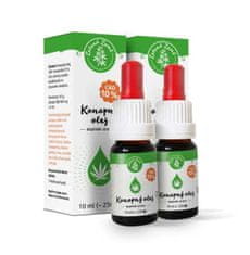 Zelená Země CBD olej 10%, 20 ml (2 x 10 ml)