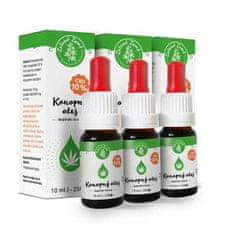 Zelená Země CBD olej 10%, 30 ml (3 x10 ml)