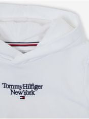 Tommy Hilfiger Bílá holčičí mikina s kapucí Tommy Hilfiger 140