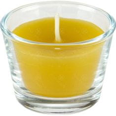 Ami Honey Vonná svíčka z přírodního vosku ve skle Smutilka 45 mm santalové dřevo