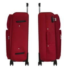 AVANCEA® Cestovní kufr GP9196 4W červený L 79x48x31 cm